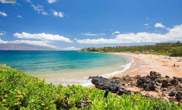 One of Maui's Best Beaches just steps  away from Wailea Point...