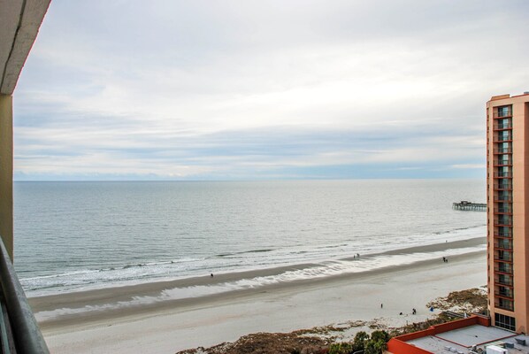 Even an overcast day is a great day at the beach!!