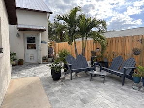 View as you walk into the property. we live in the front of the property.