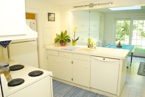 Kitchen and dining area