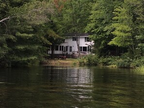 House view from the lake- a private feeling