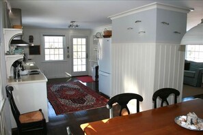 Dining area adjacent to kitchen & patio 