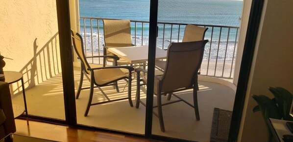 Your private balcony at "Serenity" on the sandy beaches of Hutchinson Island!