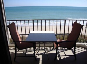 An 8th floor view is the perfect location and offers both ocean and beach views!