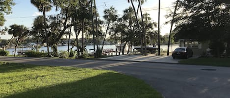 Entrance bikes and kayaks can be rented nearby