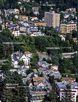 view of street and part of downtown