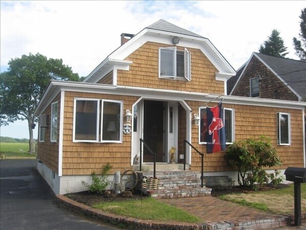 Front of House with Large Back Yard