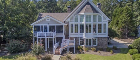 Gorgeous views from 2 story windows on main, from the porch and the terrace!