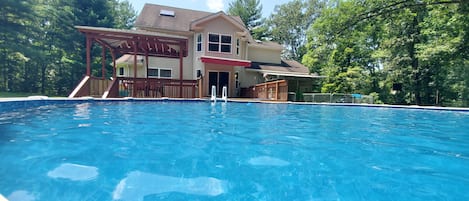 private pool, large deck for your outdoor party