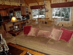 Comfy couches.