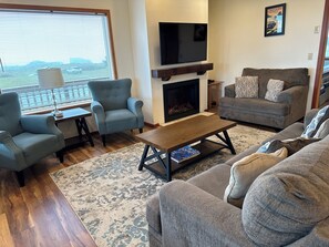Living Room with ocean view