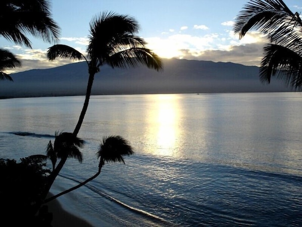 Haleakala sunrise over Maalaea Bay