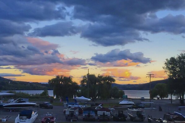 View from the private patio