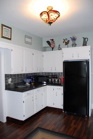 Fully equipped private kitchen.