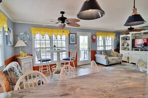 Open Living and Dining