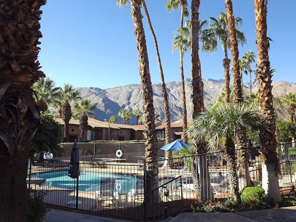 View of San Jacinto Mt from the pool