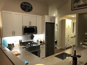A chef's kitchen. 