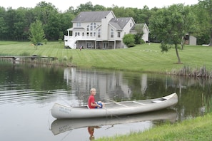 Enjoy a canoe or paddle boat ride!