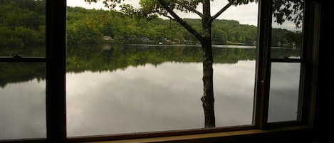 Lake view from living room