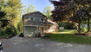3 bedrooms.  2 and a half baths.  Room for five kids (bunk bed room).