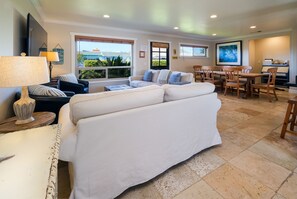 Home includes large flatscreen tv with DVD and high speed Wi-Fi