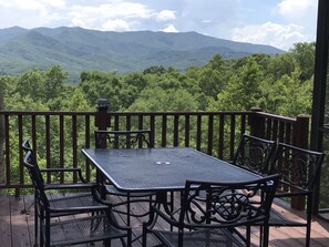 Enjoy dining with a view of the Appalachian Mountains. 