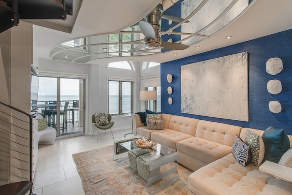 Living Room with Ocean View