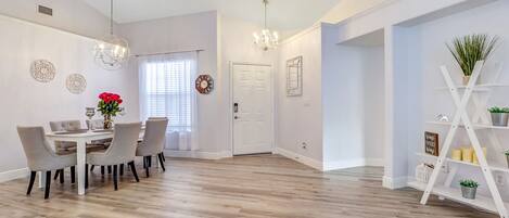 Dining Room and Front Entryway