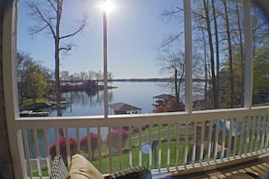 View from screened in porch