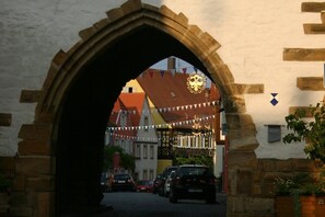 Prichsenstadt Town at sunset