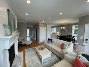 Spacious living room - great place to hang.