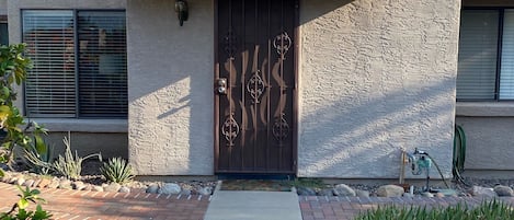 Front entrance to home