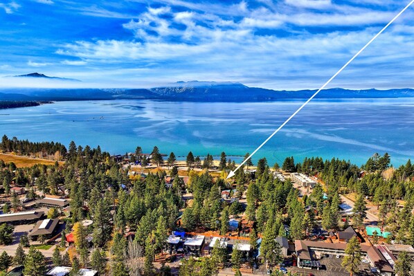 House located in the heart of S Lake Tahoe's tourist corridor. Walk to Casinos
