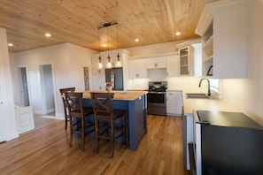 Open concept kitchen 