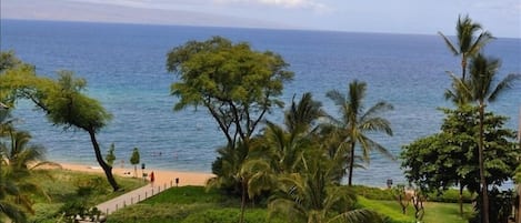 Beautiful Ocean view condo!
View from the lanai
Watch the whales in season