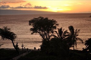 Beautiful sunset views from the Lanai