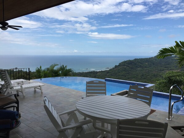 Stunning view with Polywood furniture.