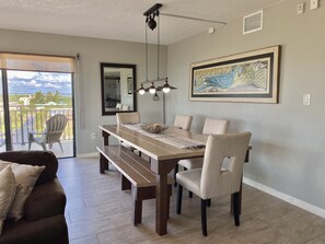 Solid wood dining table for 8 