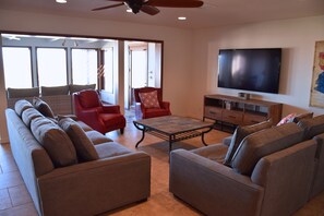 Gather in the Great room and enjoy watching the huge TV