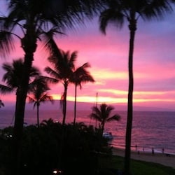 PRICELESS SUNSET FROM THE BALCONY