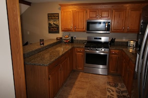 View of kitchen from foyer