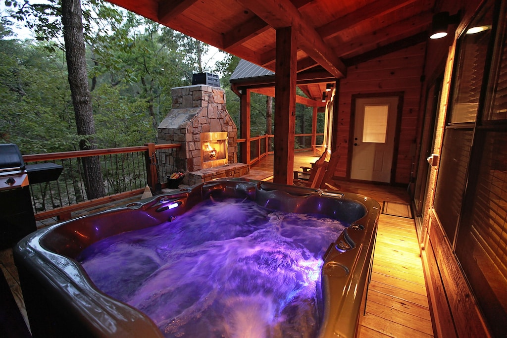 Sunset Creek Spa Luxury Spa Cabin With Wet Steam Spa With Aromatherapy Broken Bow