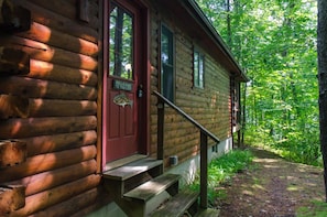 Key pad entry on south facing door for easy access to begin your retreat.