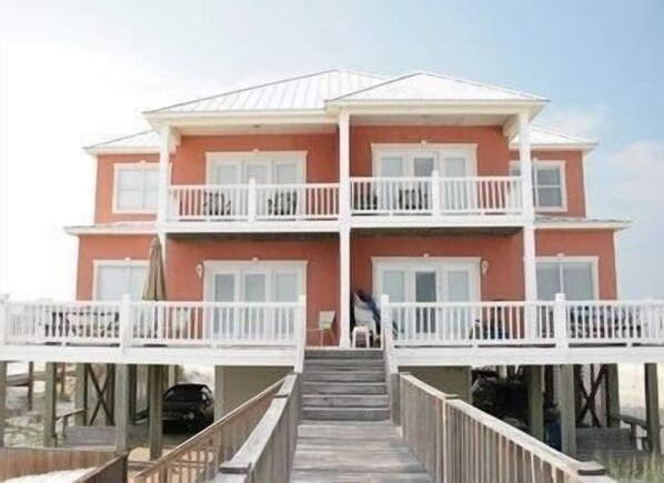 Front View of Morgantown Beachfront Home