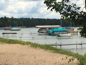 Another view of our beach of neighboring homes as you walk down from our beach.