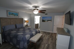 Master bedroom with king bed
