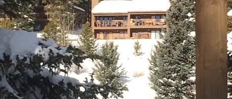 View of Condo building from Snowflake chair