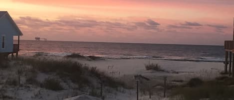 Vue sur la plage/l’océan