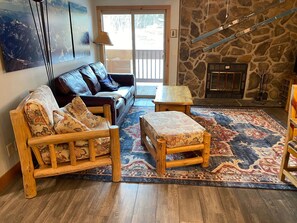 Remodeled living room.
