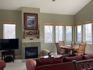 Plenty of cozy seating for socialization
